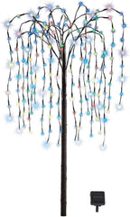 Collections Etc Solar Willow Tree, Decor
