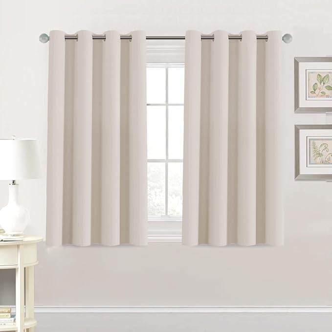 H.VERSAILTEX Blackout Curtain for Living Room Small Window Kitchen Blackout by HVERSAILTEX