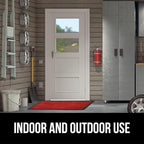 GORILLA GRIP 100% Waterproof All-Season WeatherMAX Doormat US Designed Natural - Image 9