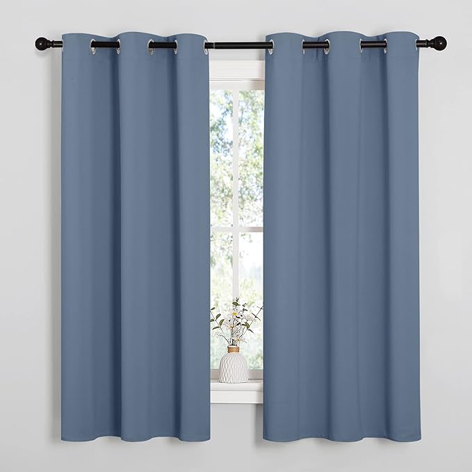NICETOWN Home Fashion Thermal Insulated Solid Grommet Blackout Window Treatment - Image 2