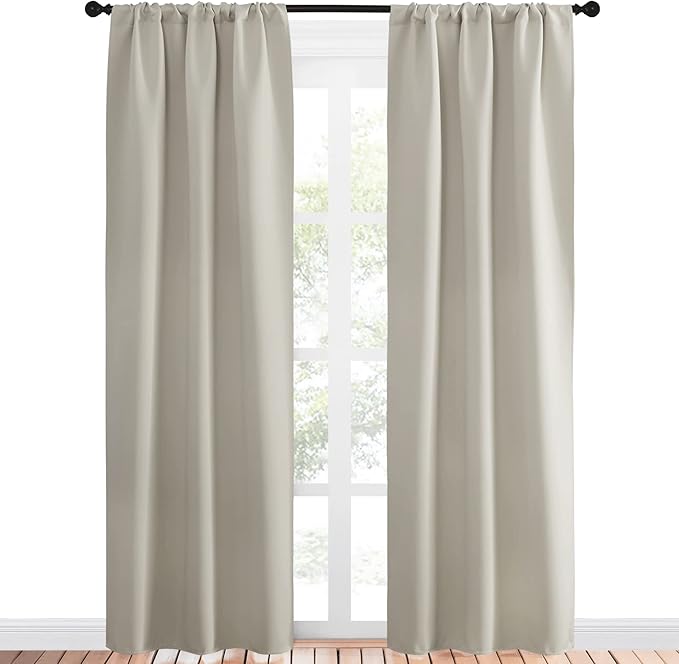 NICETOWN Blackout Curtains for Living Curtains, Room Darkening Window Curtain - Image 2