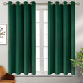 BGment Green Blackout Curtains 54 Inch Length 2 Panels Set, Grommet Thermal by BGment