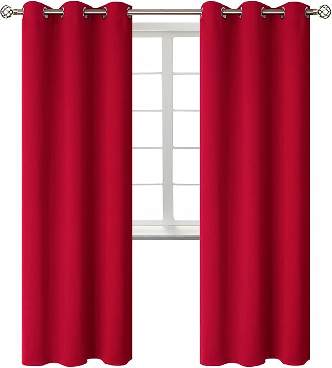 BGment Room Darkening Curtains 72 Inches Long by BGment