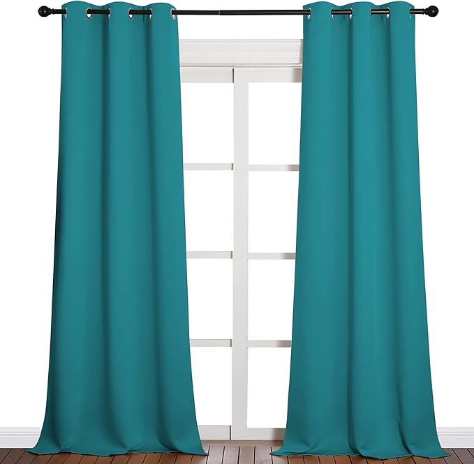NICETOWN Room Darkening Curtains 90 inch Length 2 Panels, Thermal Insulated - Image 2