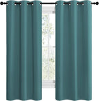 NICETOWN Kitchen Blackout Curtains 48 inches Long, Thermal Insulated Solid - Image 2