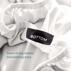 Bare Home Deep Pocket Fitted Sheet (Twin XL - 22" Pocket, Antique White)