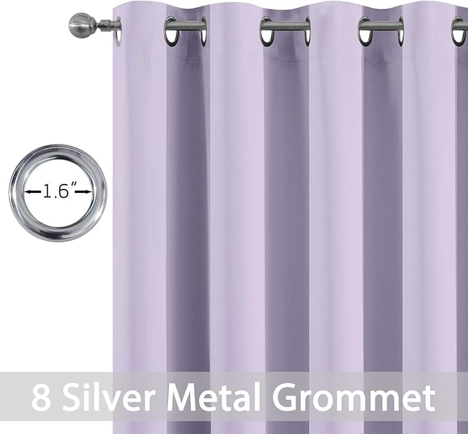 Yakamok Lilac Room Darkening Thermal Insulated - Image 2