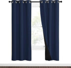 NICETOWN 100% Blackout Curtain Set, Thermal Insulated & Energy Efficiency - Image 2