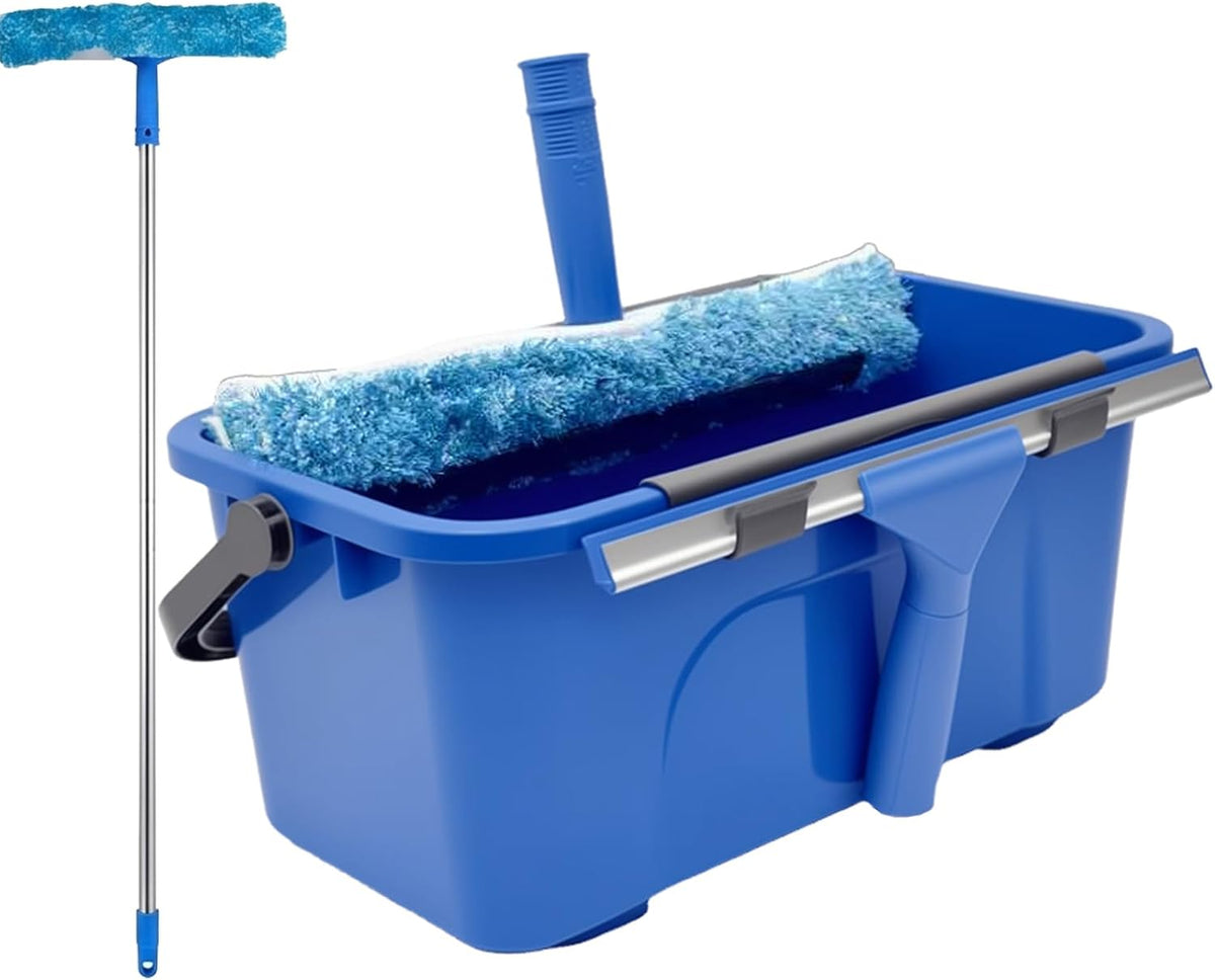 window cleaner tool Wash Bucket Set, Cleaning Squeegee Scrubber Washing Kit