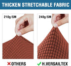 H.VERSAILTEX 3 Piece Stretch Sofa Covers - Image 3
