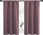 NICETOWN Kitchen Curtains, Short Blackout Curtains & Drapes, Small Window - Image 2