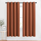 NICETOWN Room Darkening Burnt Orange Curtains & Drapes by NICETOWN