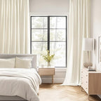 MIULEE Birch Back Tab Blackout Curtains 63 Inch Length 2 Panels Set - Image 2