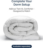 Twin XL Size 3 Piece Sheet Set - Comfy Breathable & Cooling Sheets - White