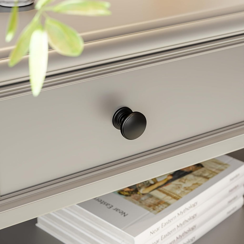 25Pack 1-3/16 in Black Cabinet Knobs