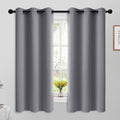 Yakamok 63 Inch Length Grey Blackout Curtains by Yakamok