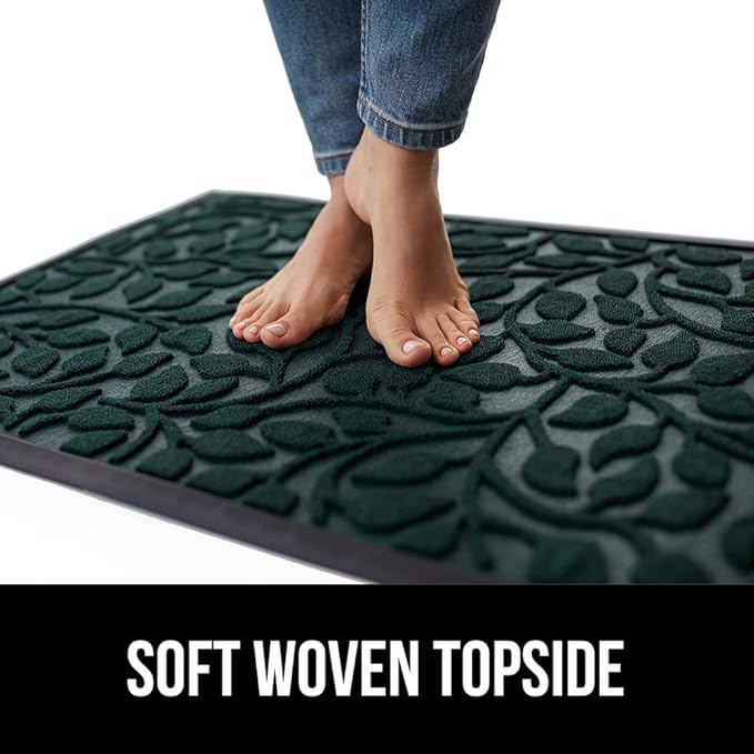 GORILLA GRIP 100% Waterproof All-Season WeatherMAX Doormat, US Designed Natural - Image 7