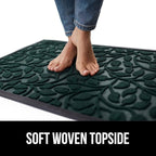 GORILLA GRIP 100% Waterproof All-Season WeatherMAX Doormat 35x23, US Designed - Image 7