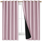 NICETOWN 100% Blackout Window Curtain Panels, Heat and Cold Blocking Drapes - Image 3