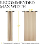 NICETOWN Room Darkening Curtain Panels - Image 7