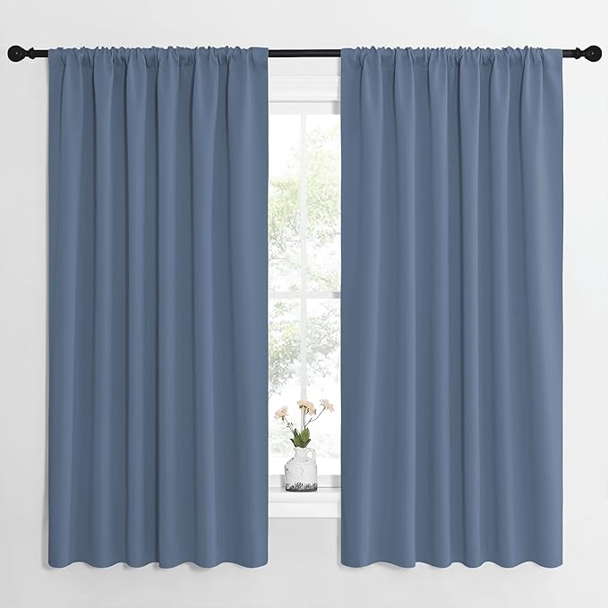NICETOWN Blackout Curtains for Bedroom, Window Treatment Energy Saving Thermal by NICETOWN