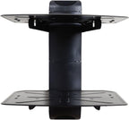 VideoSecu 2 Shelf DVD DVR VCR Wall Mount Bracket Component Shelf for DVD Player DDS Receiver Video Audio Cable Box MDVD04B WP6