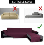 Easy-Going L Shaped Sofa Slipcover Sectional Couch Cover - Image 4
