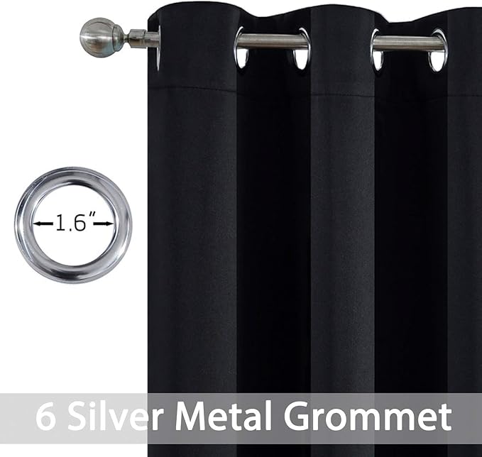 Yakamok 72 Inch Long Blackout Curtains - Image 3