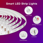 DAYBETTER 100 ft Smart WiFi Led Lights, RGB Led Strip Lights for Bedroom