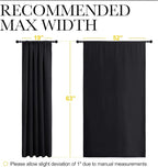 NICETOWN Black Out Window Curtains - Image 8