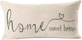 MFGNEH Home Sweet Home Quotes Farmhouse Pillow Covers 12x20 Inch, Farmhouse by MFGNEH