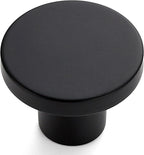 Ravinte Cabinet Knobs, 10 Pack Black Dresser Drawer Pulls, 1-1/5 Inch