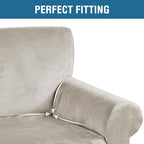 H.VERSAILTEX Stretch Velvet Sofa Covers Large Couch Covers Sofa Slipcovers - Image 4