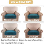 H.VERSAILTEX Velvet Stretch Couch Cushion Cover Plush Cushion Slipcover - Image 6
