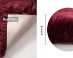MIULEE Fluffy Rug Soft Shaggy Faux Fur Area Rug Luxury Plush Rectangle Carpet - Image 2