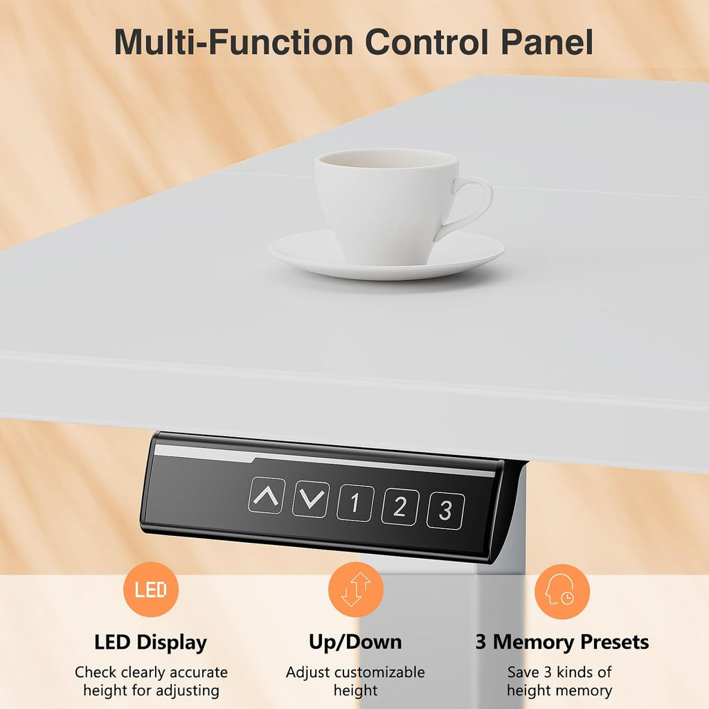Sweetcrispy Electric Standing Desk, Computer Desk, 40x24 Inch