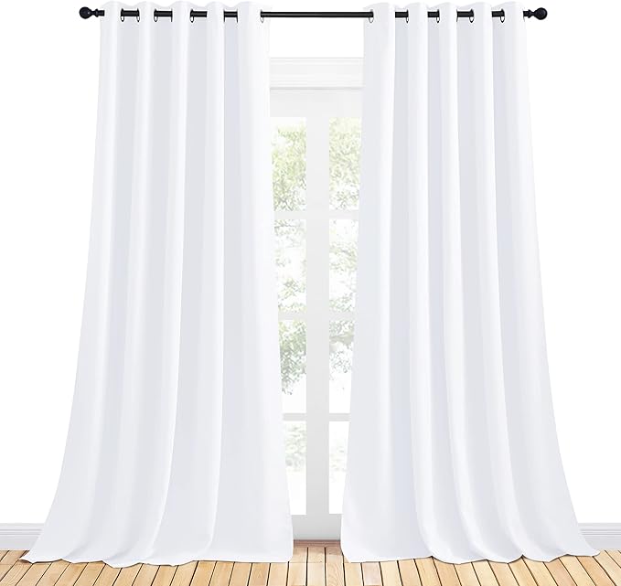NICETOWN Draperies Curtains Panels, Blocking Out 50% Sunlight Window Treatment - Image 2