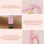Kids Clothing Rack with Storage Shelf, Kids Dress Up Storage