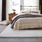 ORINOVA Silver Grey Plush Washable Area Rugs 8x10 Shag Rugs - Image 3