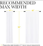 NICETOWN Kitchen Curtains, Short Home Decoration Curtains & Drapes, Small - Image 7