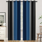 SimpleHome Ombre Room Darkening Curtains 84 inches Length - Image 2