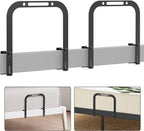 DELLAN 2 Extra Tall Mattress Slide Stopper, Non-Slip Gripper Retainer Bar