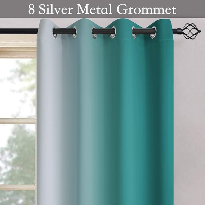 SimpleHome Ombre Room Darkening Curtains - Image 4