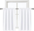 DWCN White Curtains for Living Room Thermal Insulated, 50% Light Blocking - Image 8