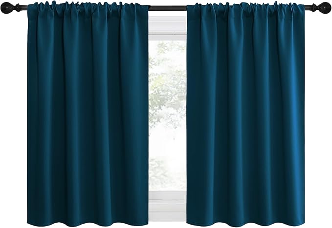 NICETOWN 2 Panels Blackout Curtains, Rod Pocket Thermal Insulated Drapes - Image 4