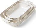 Casserole Dishes for Oven, Baking Dish Set of 3, 12.9"/10.8"/8.4"
