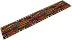 African Tribal Table Runner, African Mud Cloth Pattern Geometric Ethnic Traditional Table Center Decor for Home Kitchen Dining Patio Holiday Party Indoor Outdoor Table, 13x70 in