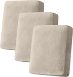 Couch Cover Stretch Velvet Sofa Cushion Cover 3-Piece by Taque