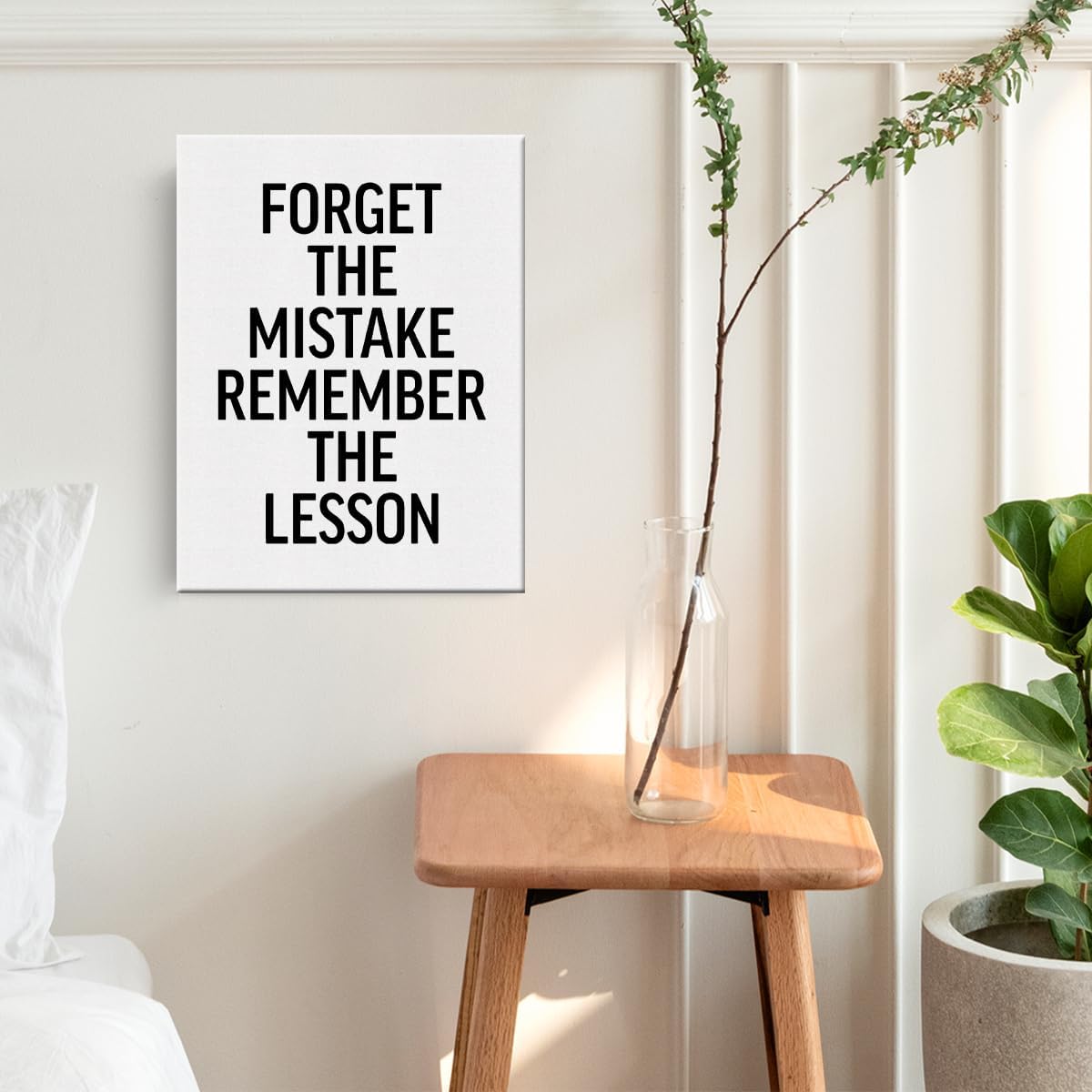 Motivational Canvas Wall Art Framed Encouragement Gifts for Women Men