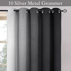 SimpleHome Ombre Room Darkening Curtains - Image 4